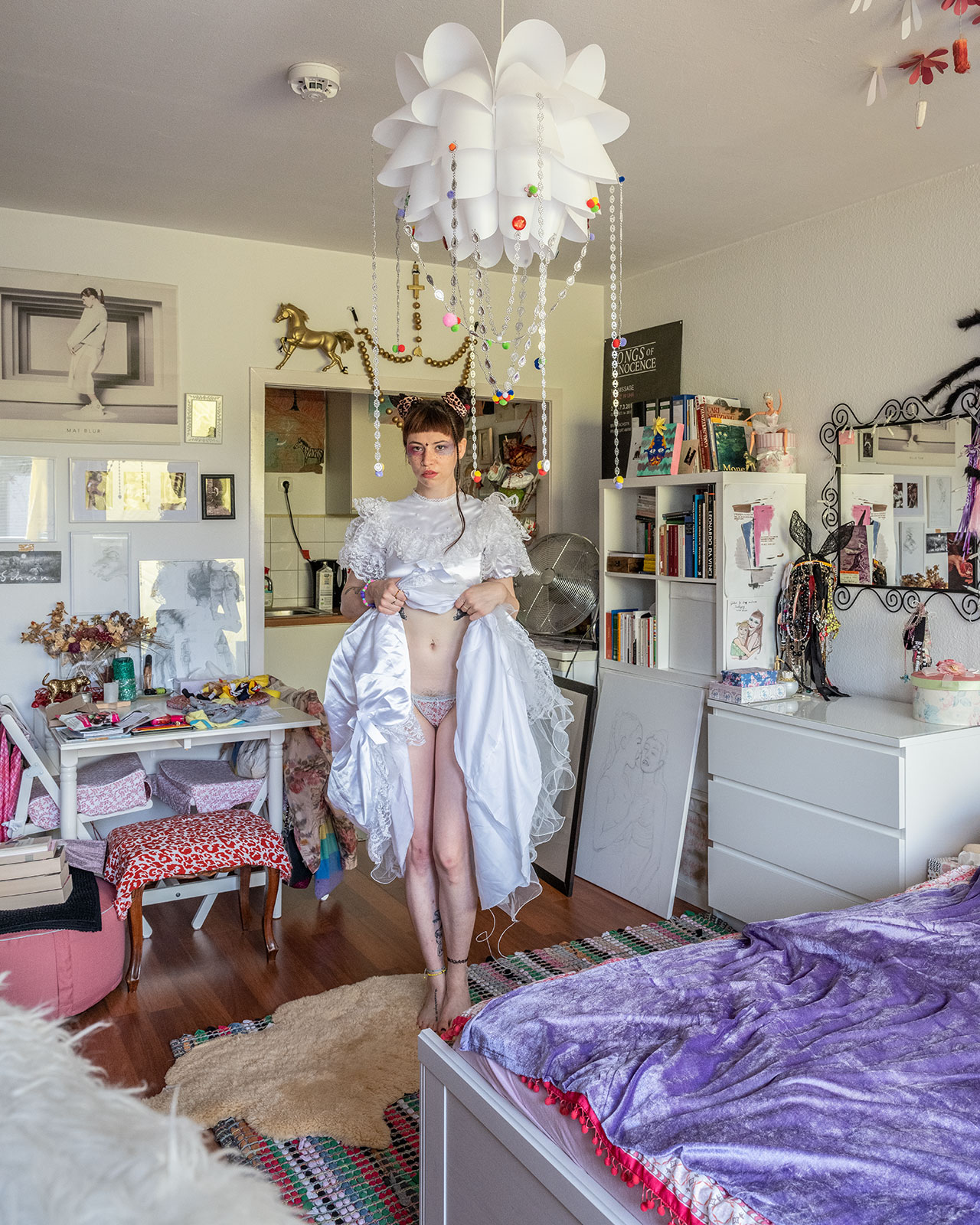 Künstlerischen Porträt Anna Pekala