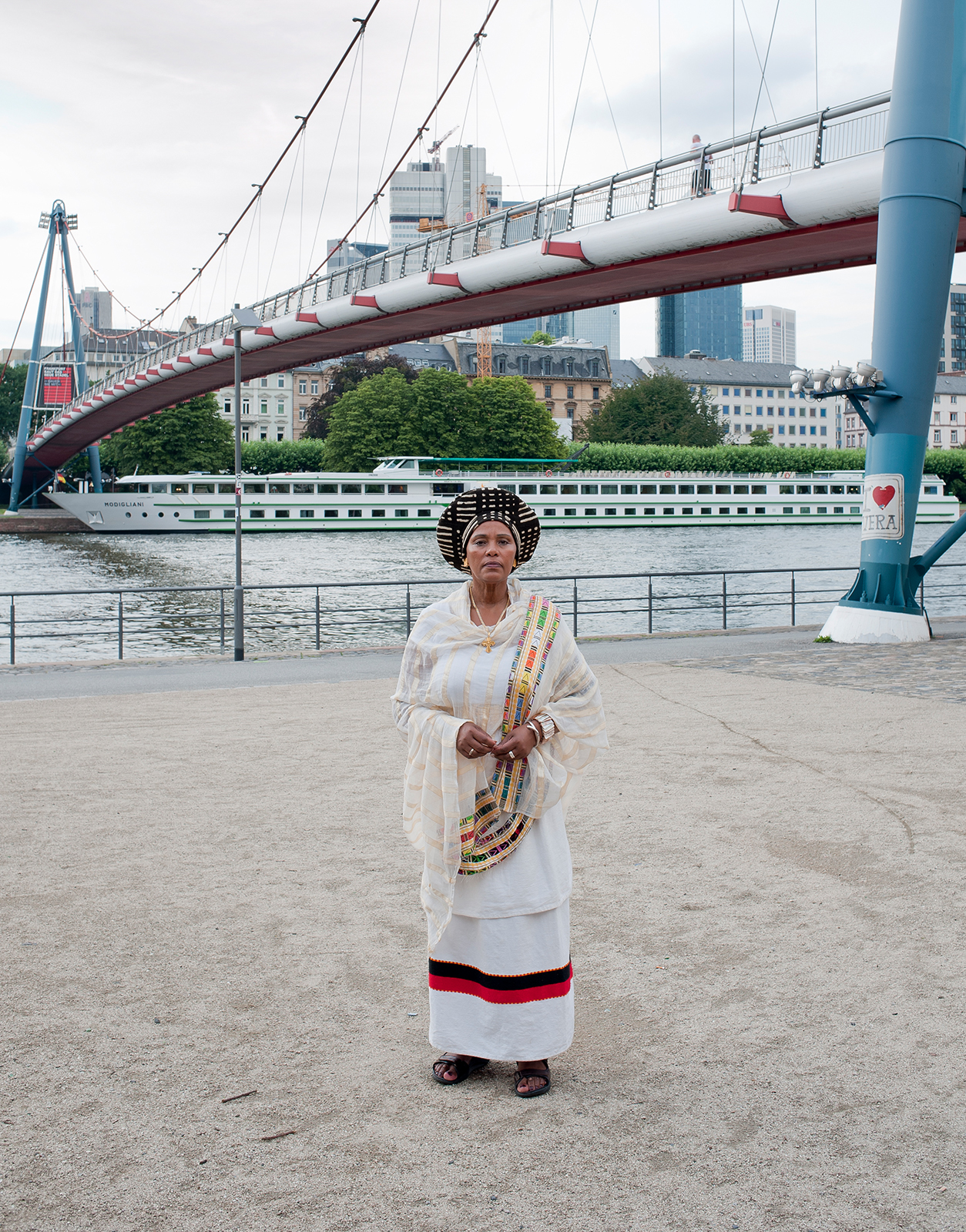 Bild aus der künstlerischen Arbeit Mein Frankfurt und ich von Anna Pekala